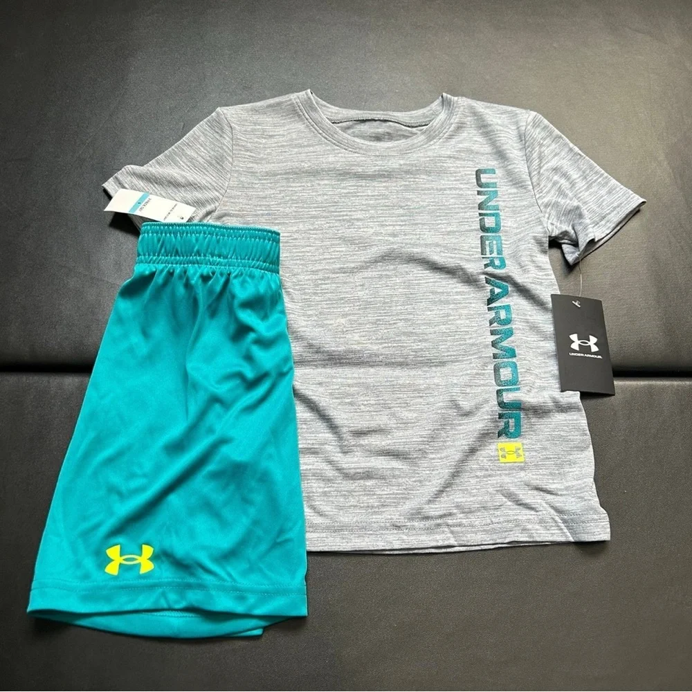 NWT Under Armour Athletic Set Boys Size 5